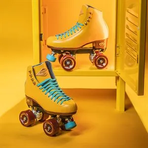 Riedell Crew Roller Skates - Turmeric Yellow