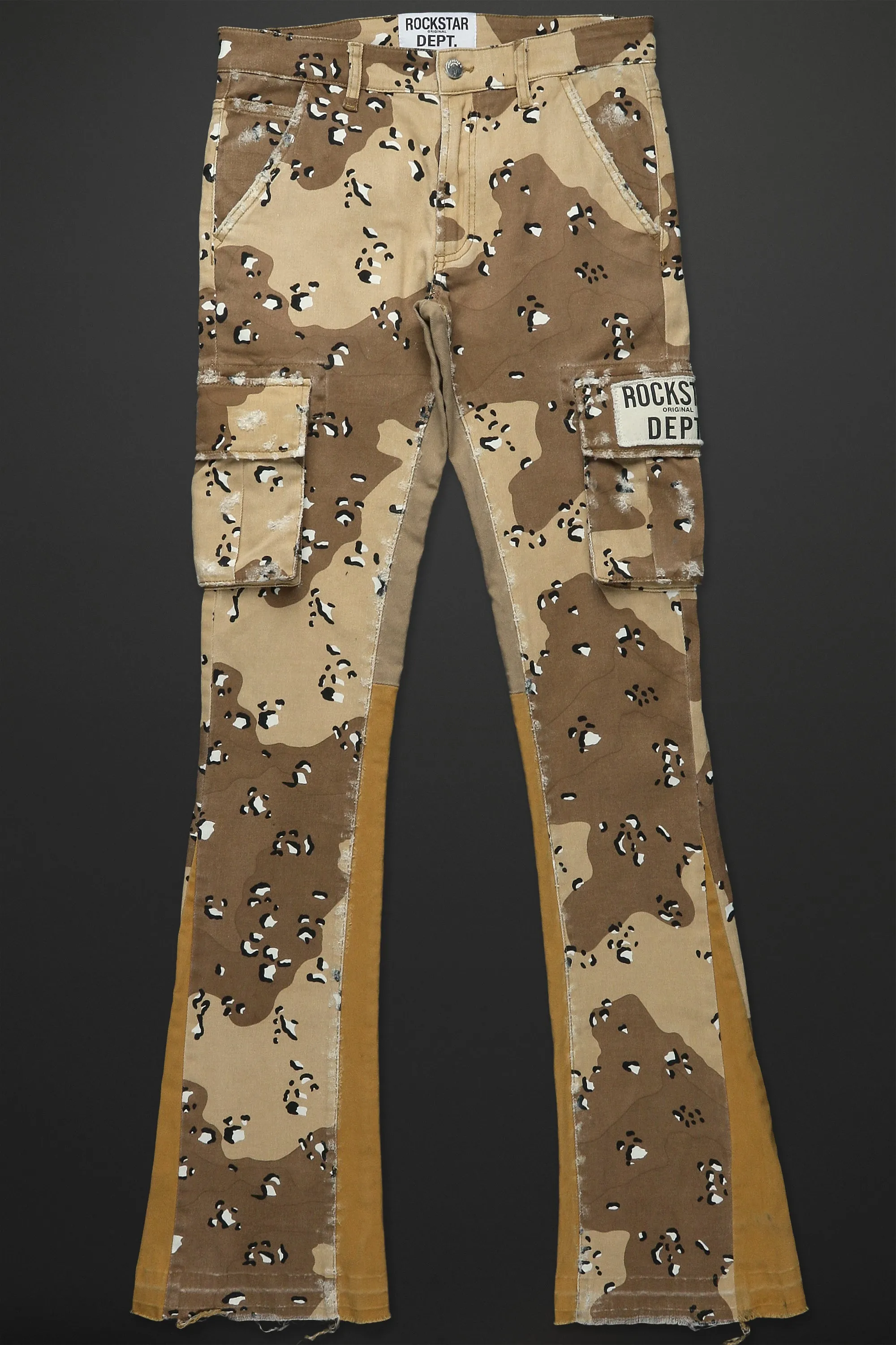 Rockstar - Veeze Dessert Camo Stacked Jean