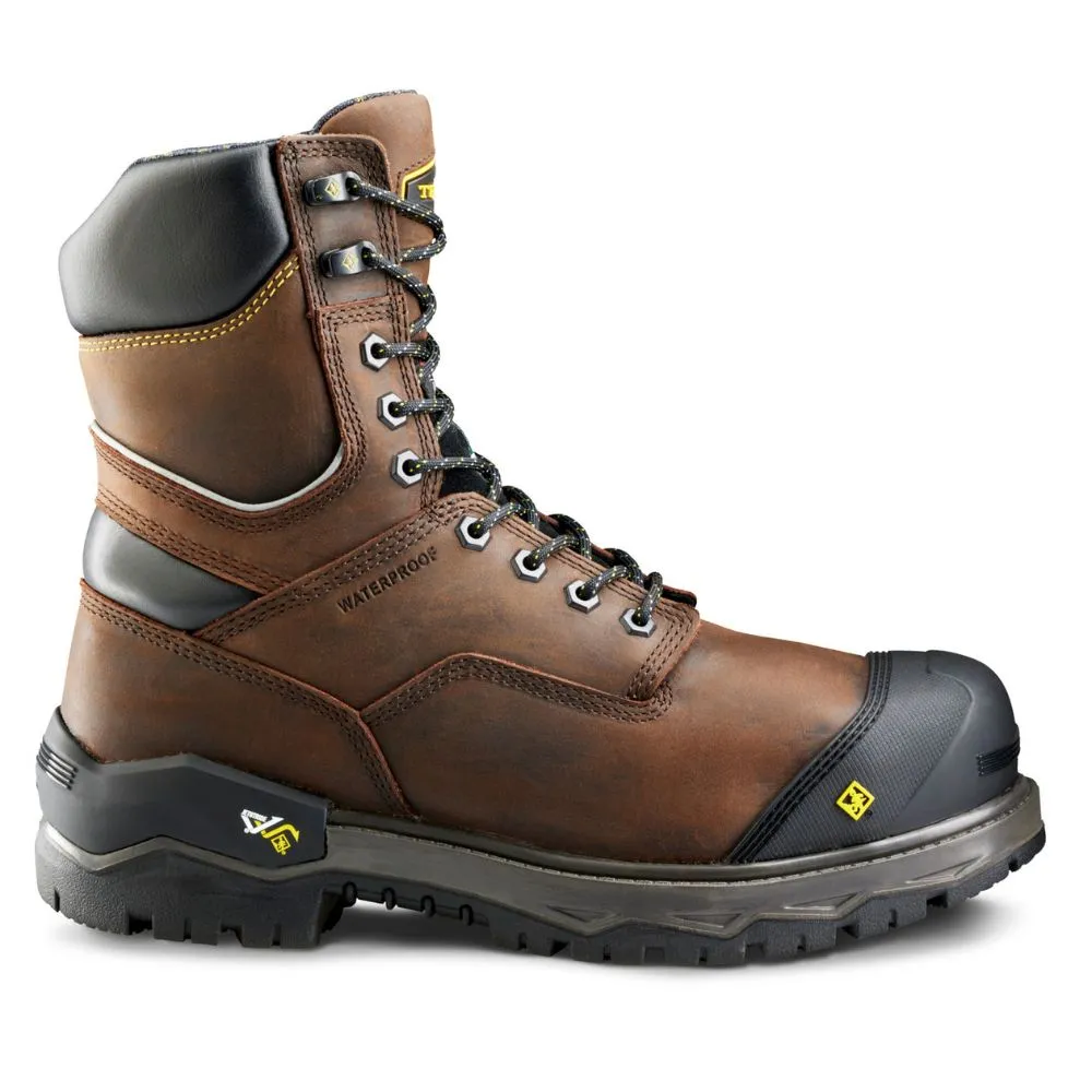 Terra Gantry LXI Men's 8" 400g Insulated Composite Toe Work Safety CSA Boot TR0A8398DBX - Brown