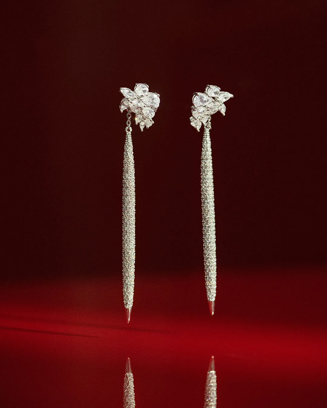 The Daring Bride earrings - sterling silver