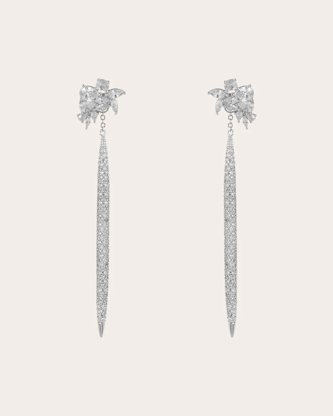 The Daring Bride earrings - sterling silver