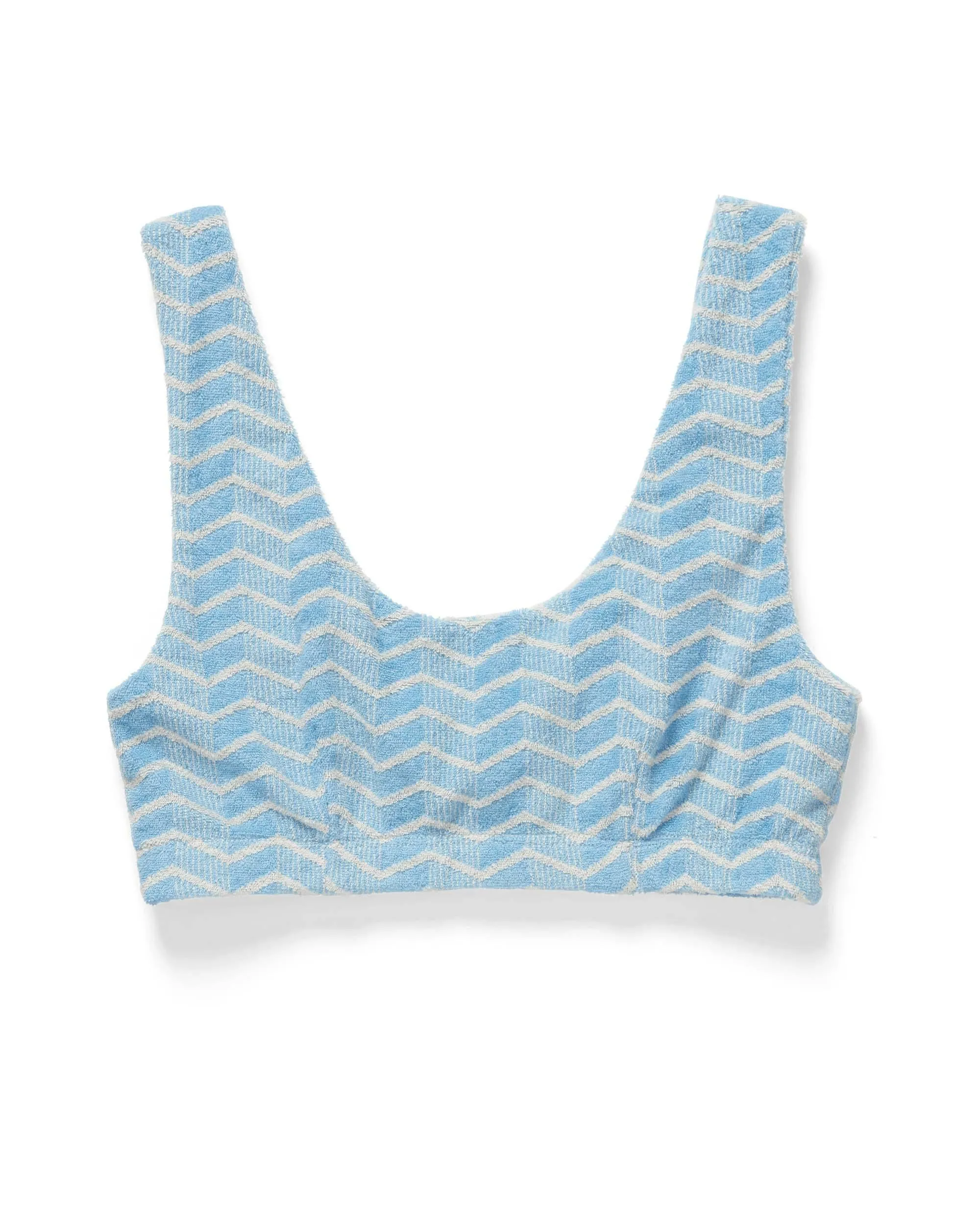 The Santorini Bralette - Chevron