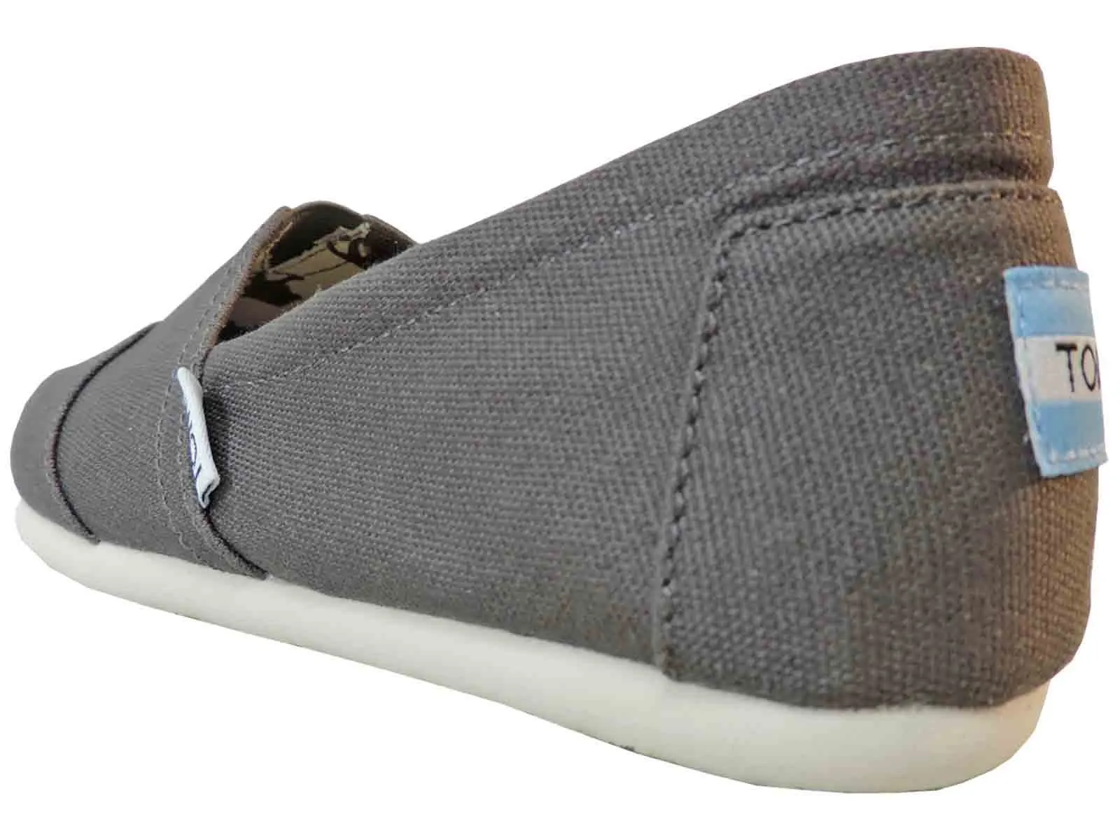 Toms women's Classic Grey Canvas Slip On