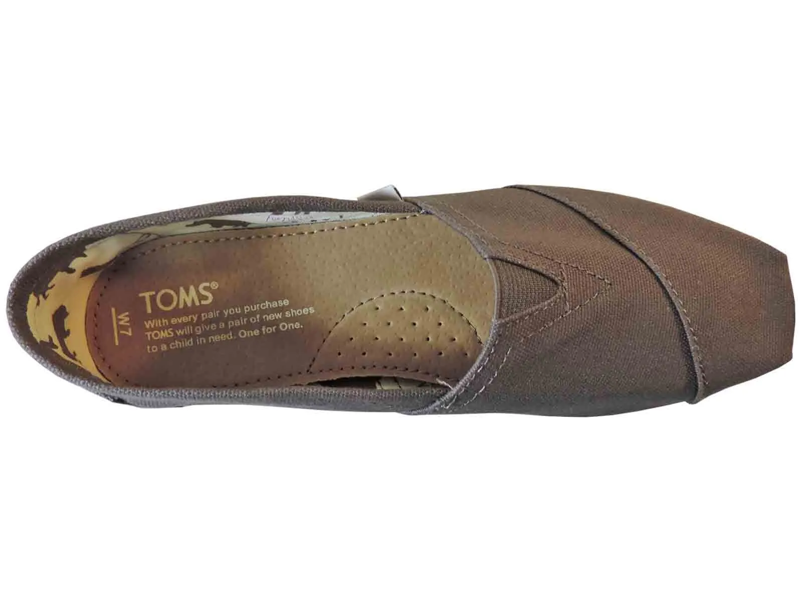 Toms women's Classic Grey Canvas Slip On