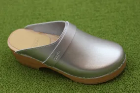 Women's Berkeley Clog - Silver Leather